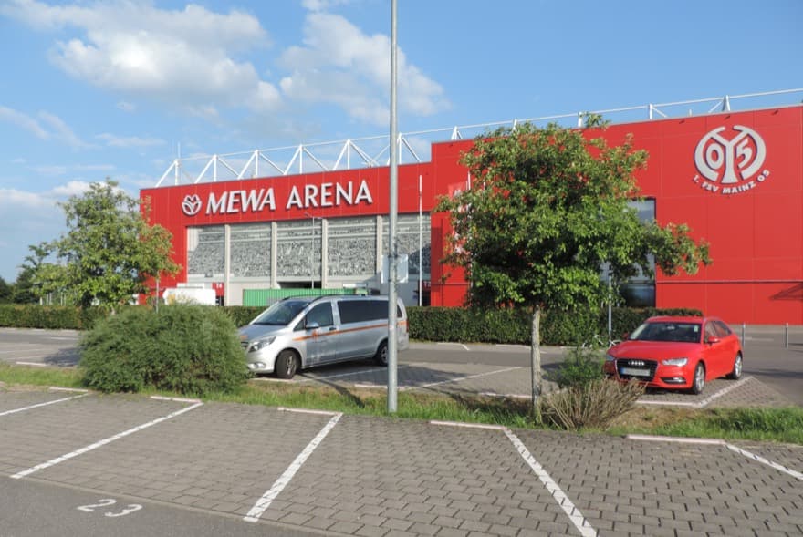Fottball stadium in Mainz, Germany