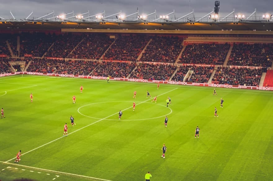 Middlesbrough FC vs Nottingham Forest, Championship, Dec 2021