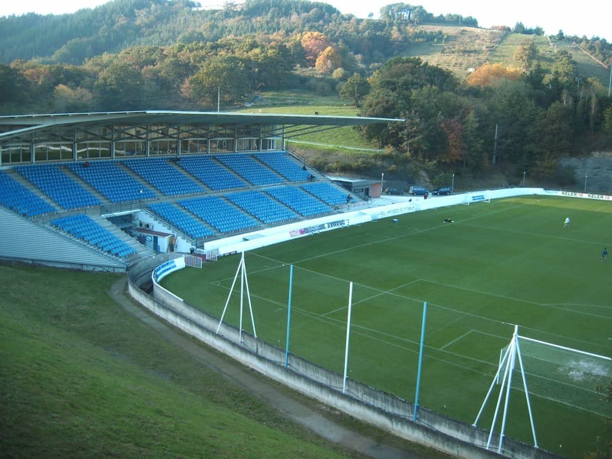 Foto del campo principal de las Instalaciones de Zubieta, llamado Jose Luis Orbegozo (Z1) publicada originalmente en http://ketari.nirudia.com/1582