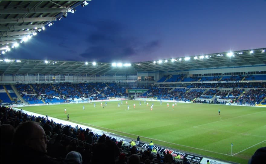 09/01/10 Cardiff V Blackpool, Cardiff City Stadium, Cardiff, Wales