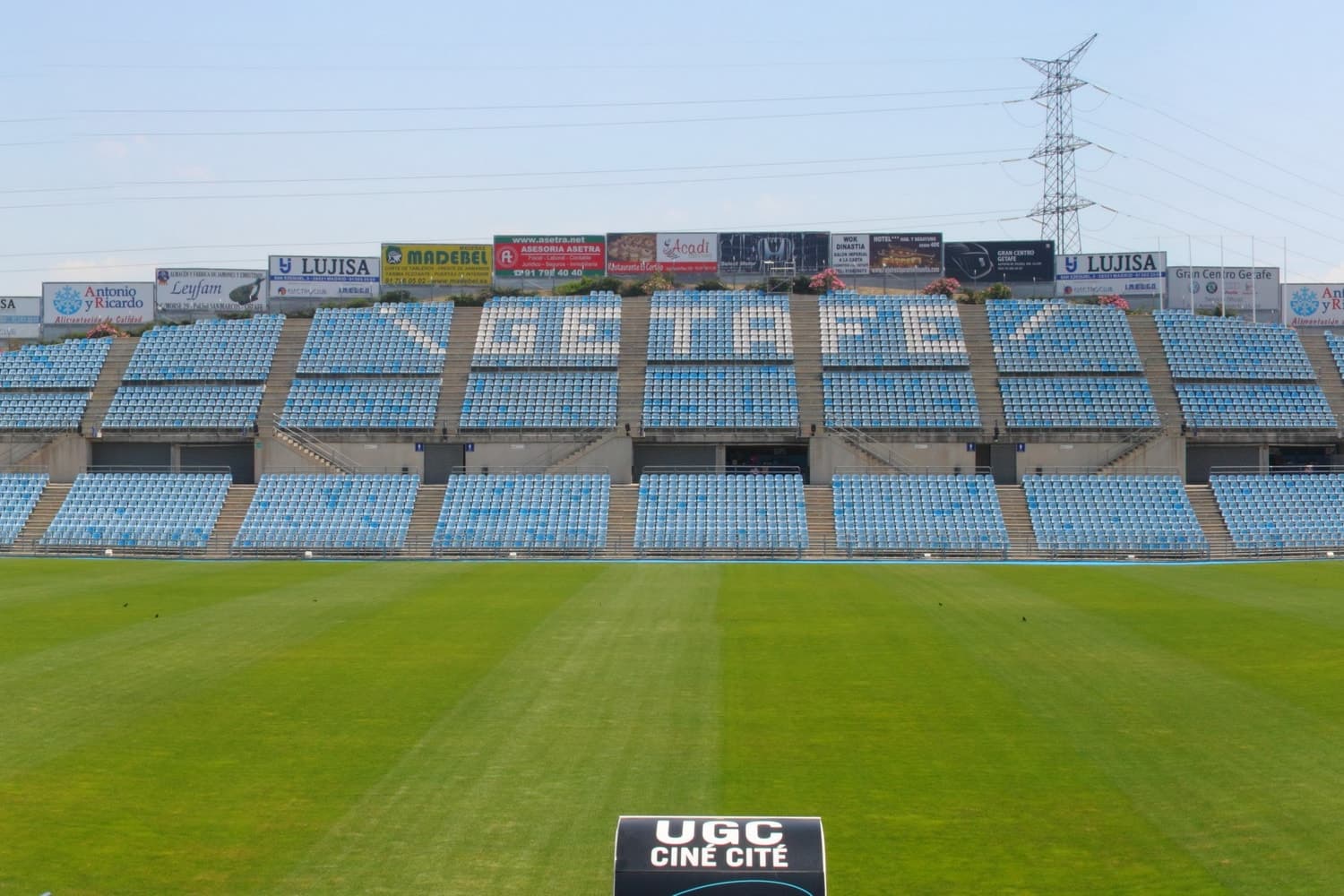 Vista panorâmica do Coliseum, estádio do Getafe CF em Getafe, Espanha.