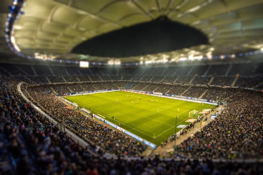 Das Volksparkstadion, Hamburg, seit 2010 offiziell imtech arena
