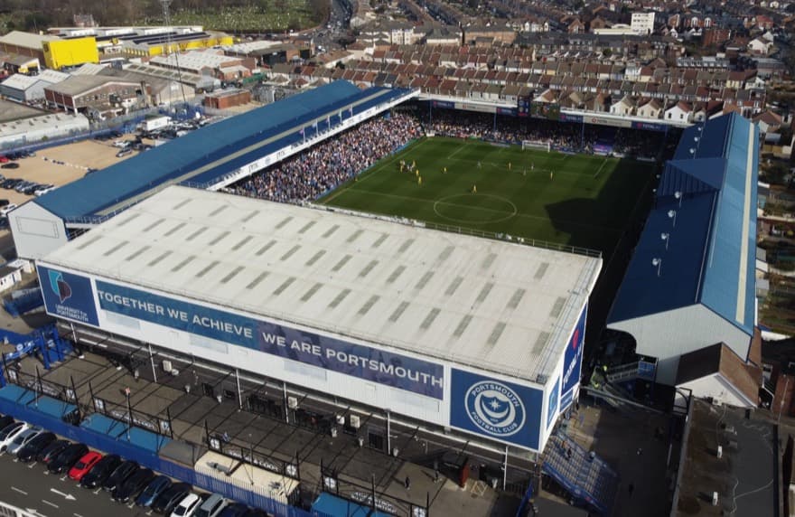 Fratton Park, Portsmouth vs Leeds